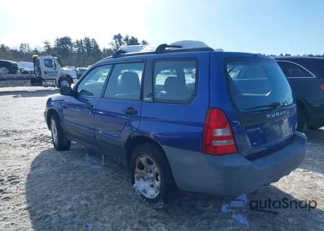 2004 Subaru Forester 2.5X z USA, uszkodzony, nr VIN JF1SG63664H732900